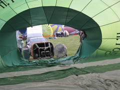 gonflage montgolfière